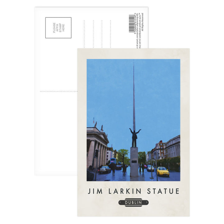 Jim Larkin, Dublin, Ireland Postcard Pack