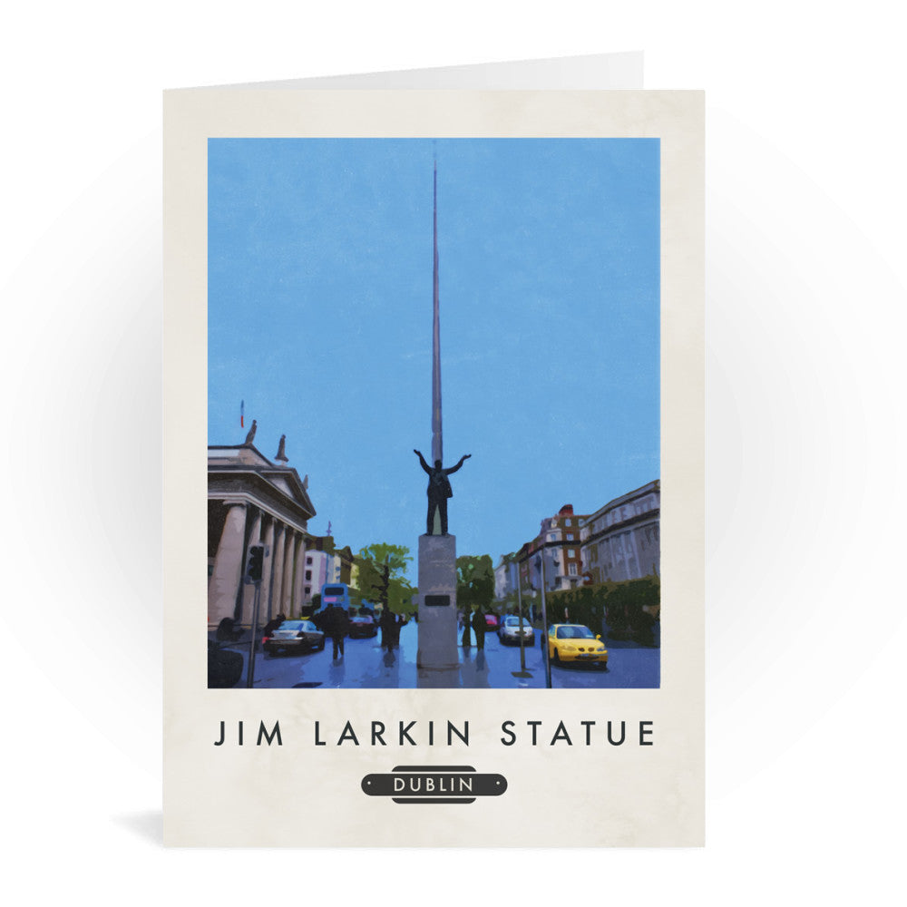 Jim Larkin, Dublin, Ireland Greeting Card 7x5