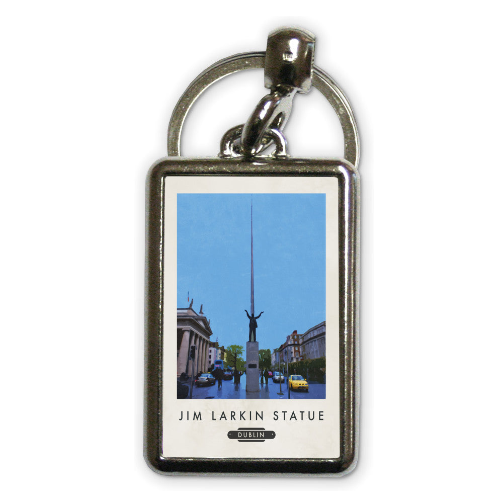 Jim Larkin, Dublin, Ireland Metal Keyring