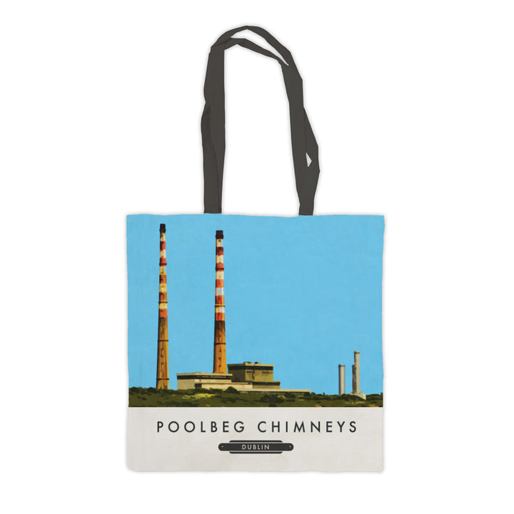 Poolbeg Chimneys, Dublin, Ireland Premium Tote Bag