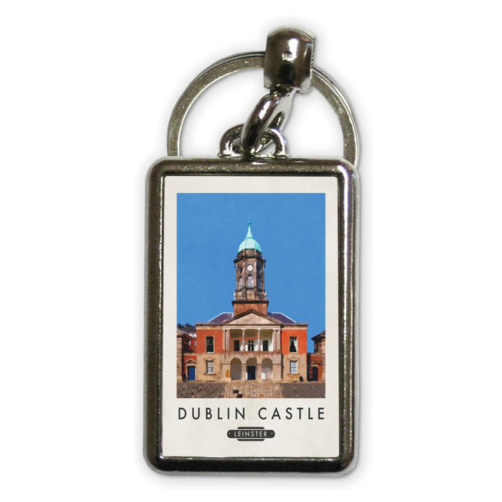 Dublin Castle, Ireland Metal Keyring