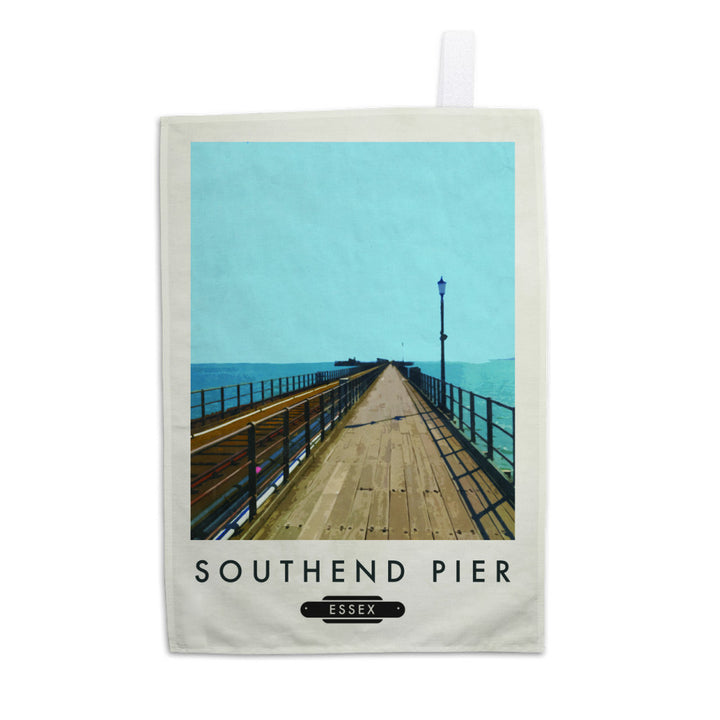 Southend Pier, Essex Tea Towel