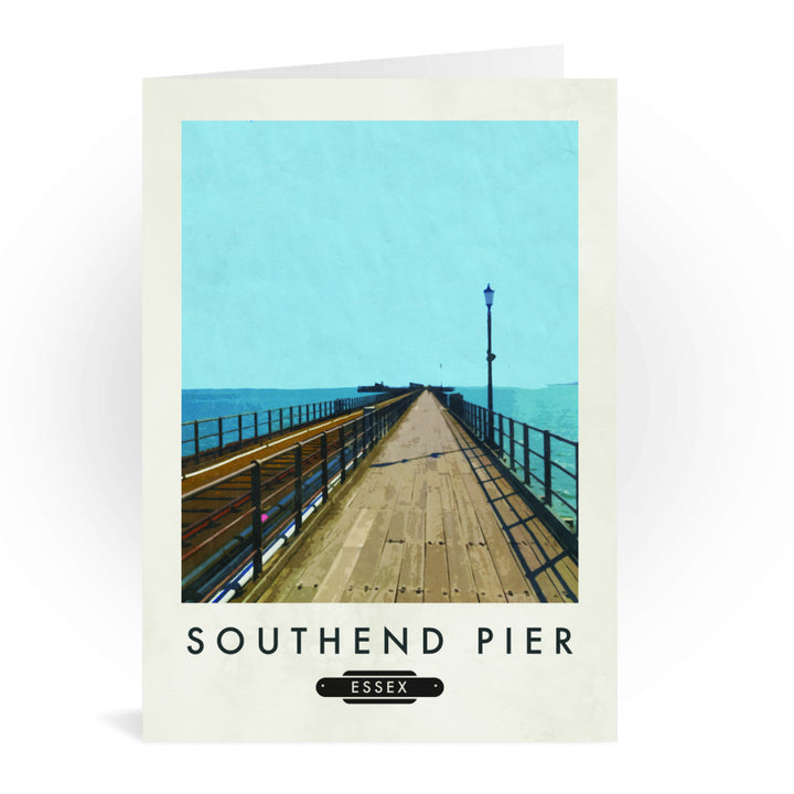 Southend Pier, Essex Greeting Card 7x5