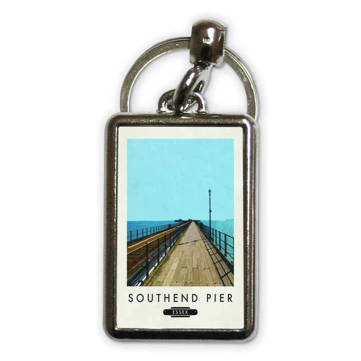 Southend Pier, Essex Metal Keyring