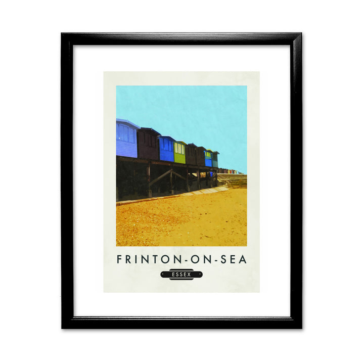 Frinton On Sea, Essex 11x14 Framed Print (Black)