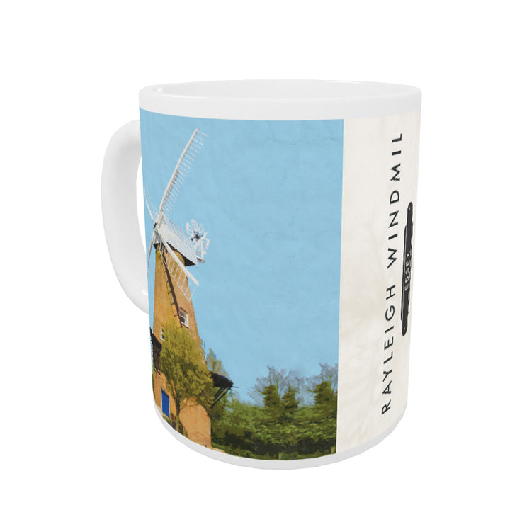 Rayleigh Windmill, Essex Coloured Insert Mug
