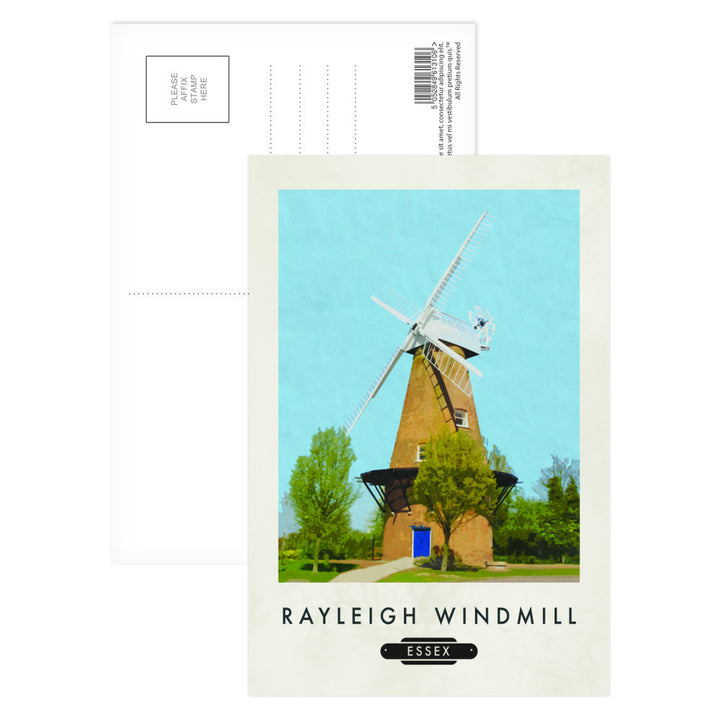 Rayleigh Windmill, Essex Postcard Pack