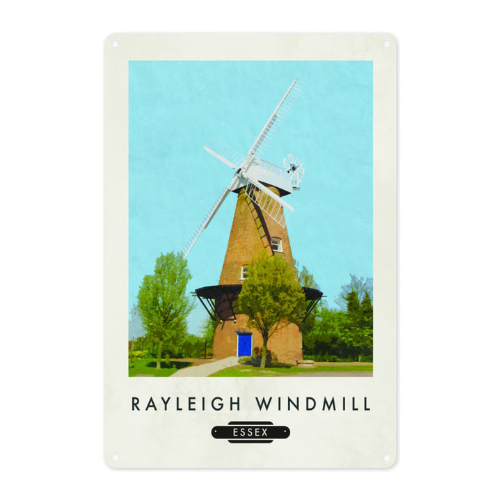 Rayleigh Windmill, Essex Metal Sign