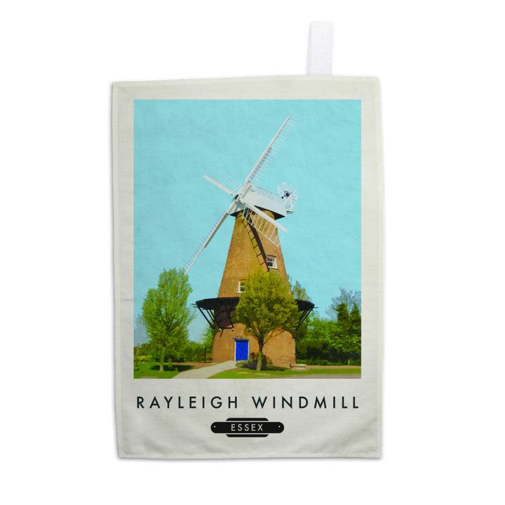 Rayleigh Windmill, Essex Tea Towel
