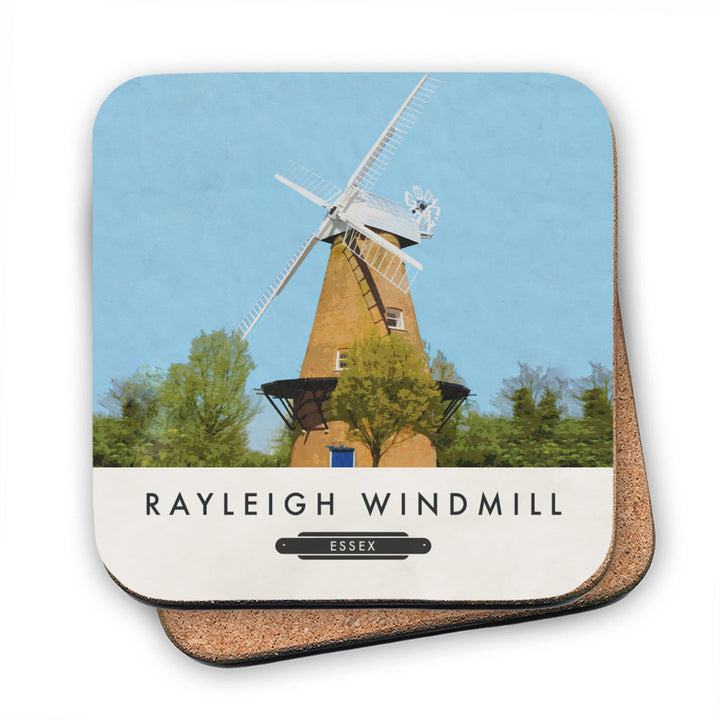 Rayleigh Windmill, Essex MDF Coaster