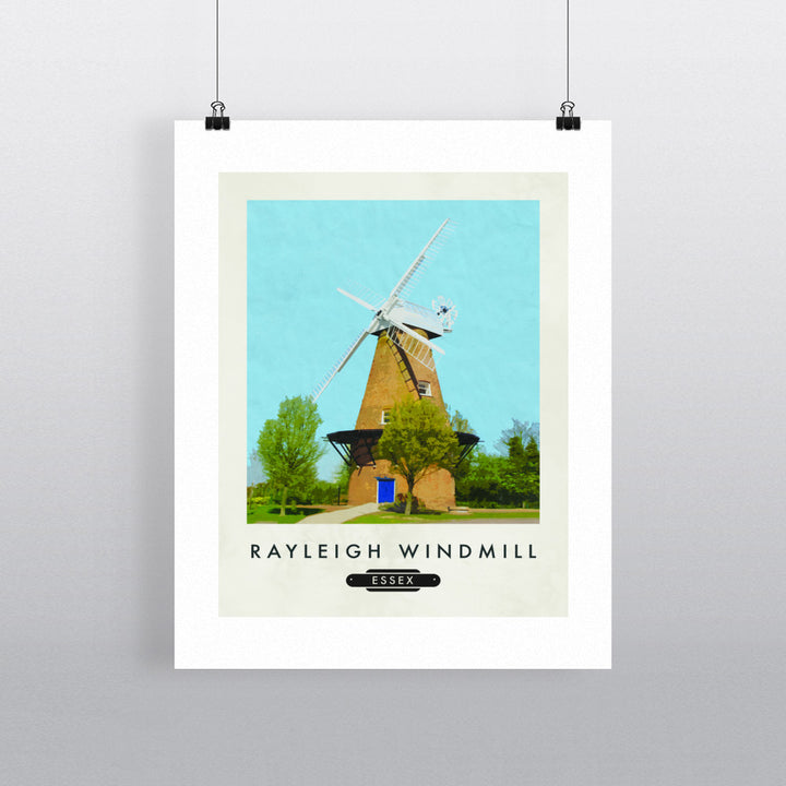 Rayleigh Windmill, Essex 90x120cm Fine Art Print