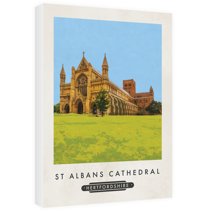 St Albans Cathedral, Hertfordshire 60cm x 80cm Canvas