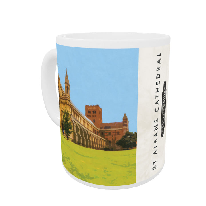 St Albans Cathedral, Hertfordshire Coloured Insert Mug