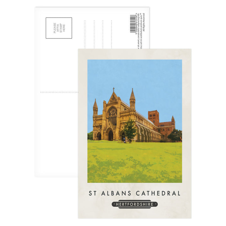 St Albans Cathedral, Hertfordshire Postcard Pack