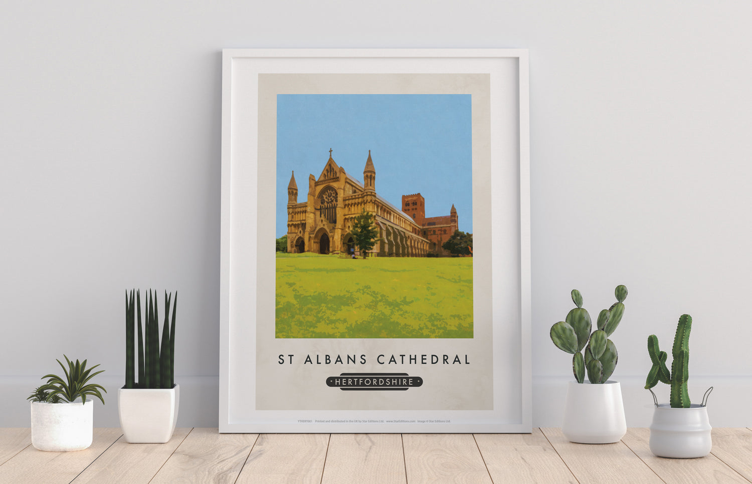 St Albans Cathedral, Hertfordshire - Art Print