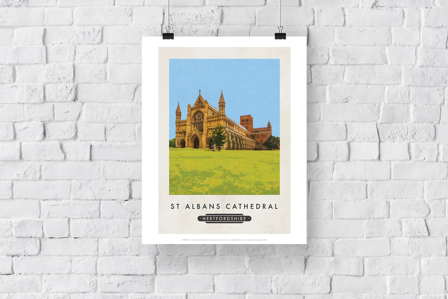 St Albans Cathedral, Hertfordshire - Art Print