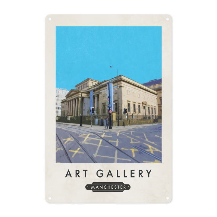 Manchester Art Gallery Metal Sign