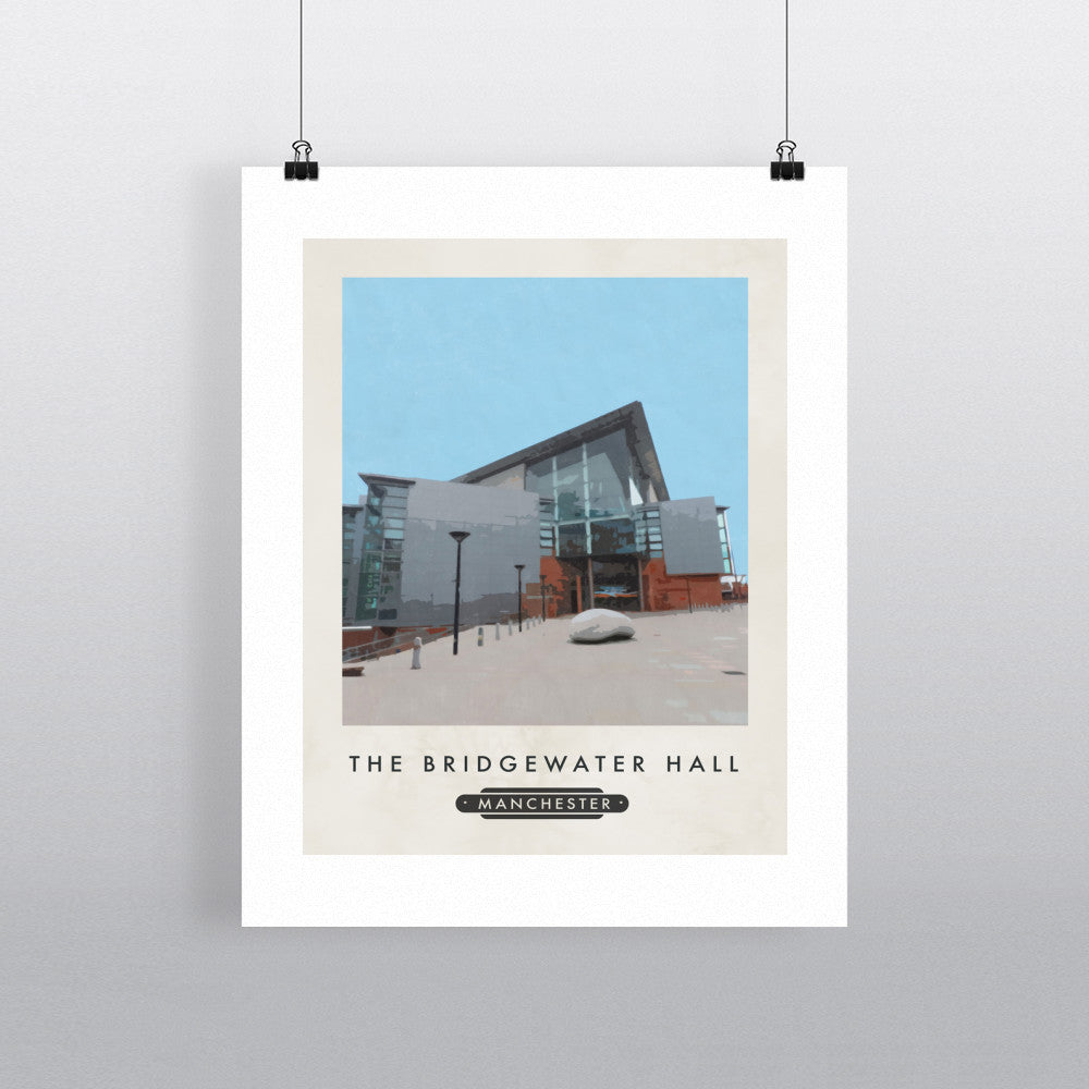 The Bridgewater Hall, Manchester 90x120cm Fine Art Print