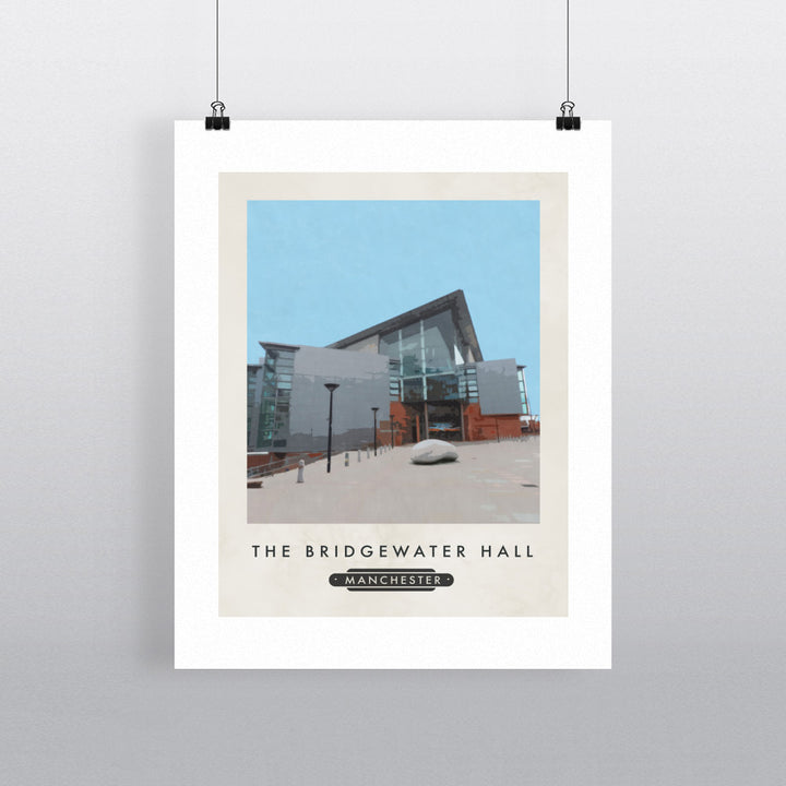 The Bridgewater Hall, Manchester 90x120cm Fine Art Print