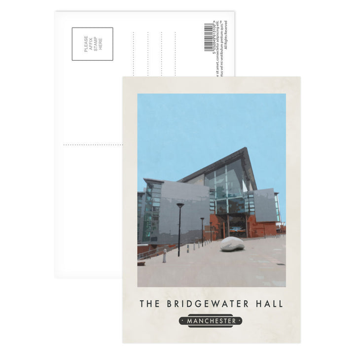 The Bridgewater Hall, Manchester Postcard Pack