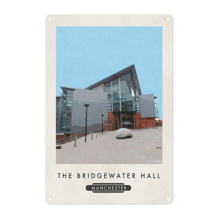 The Bridgewater Hall, Manchester Metal Sign