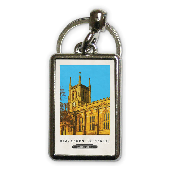 Blackburn Cathedral Metal Keyring