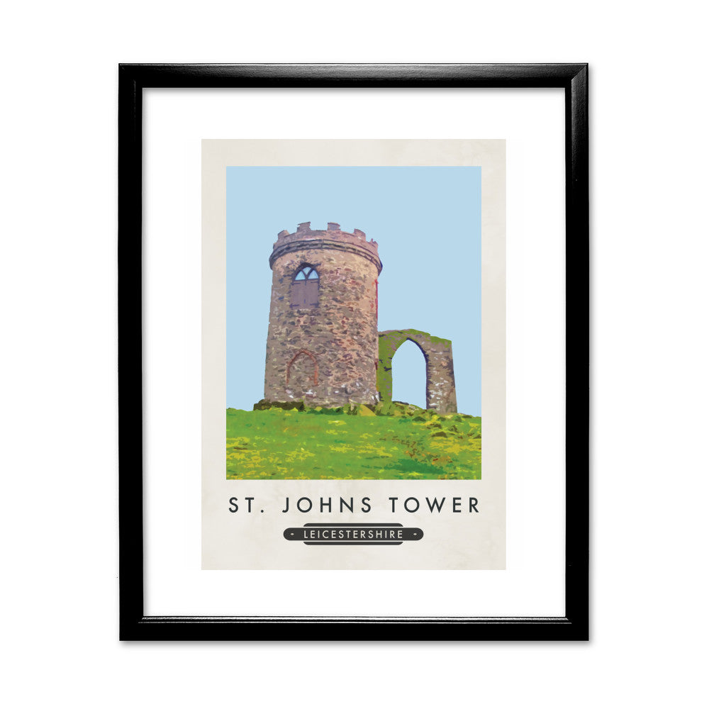 St Johns Tower, Leicestershire - Art Print