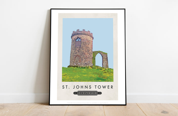 St Johns Tower, Leicestershire - Art Print