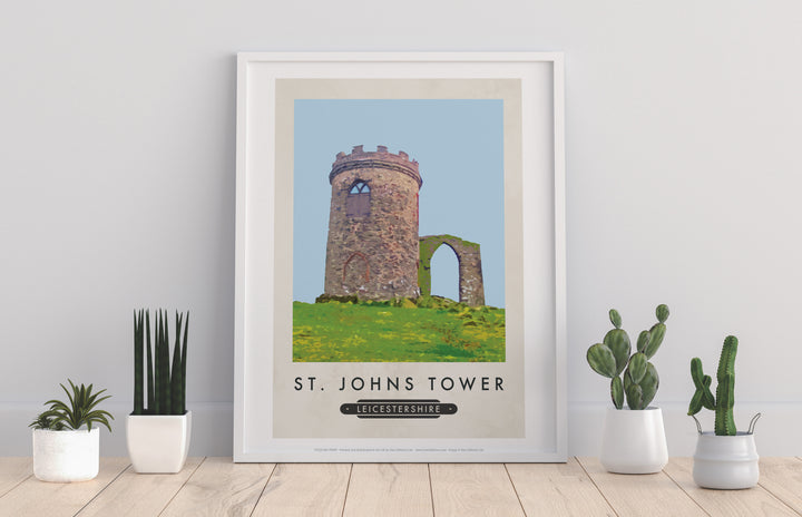 St Johns Tower, Leicestershire - Art Print