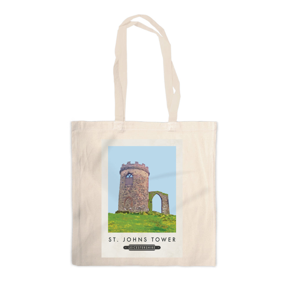 St Johns Tower, Leicestershire Canvas Tote Bag