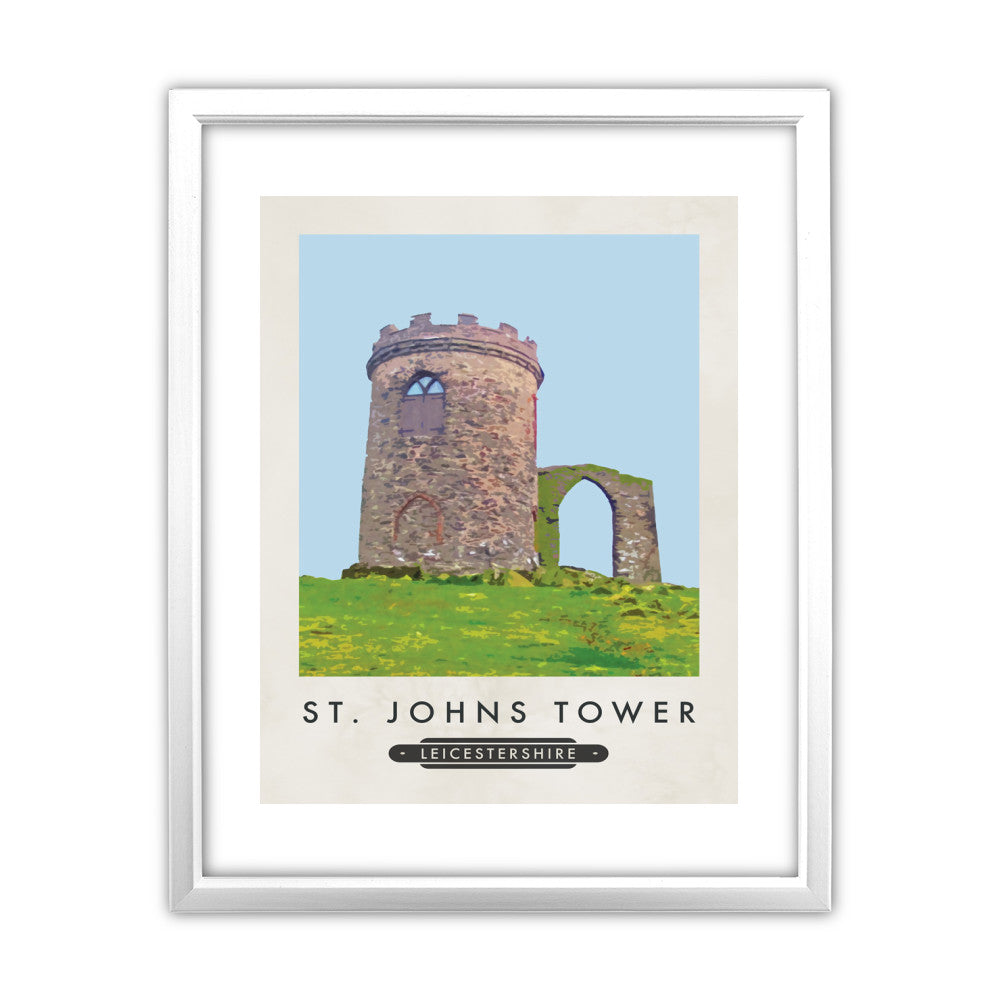 St Johns Tower, Leicestershire - Art Print