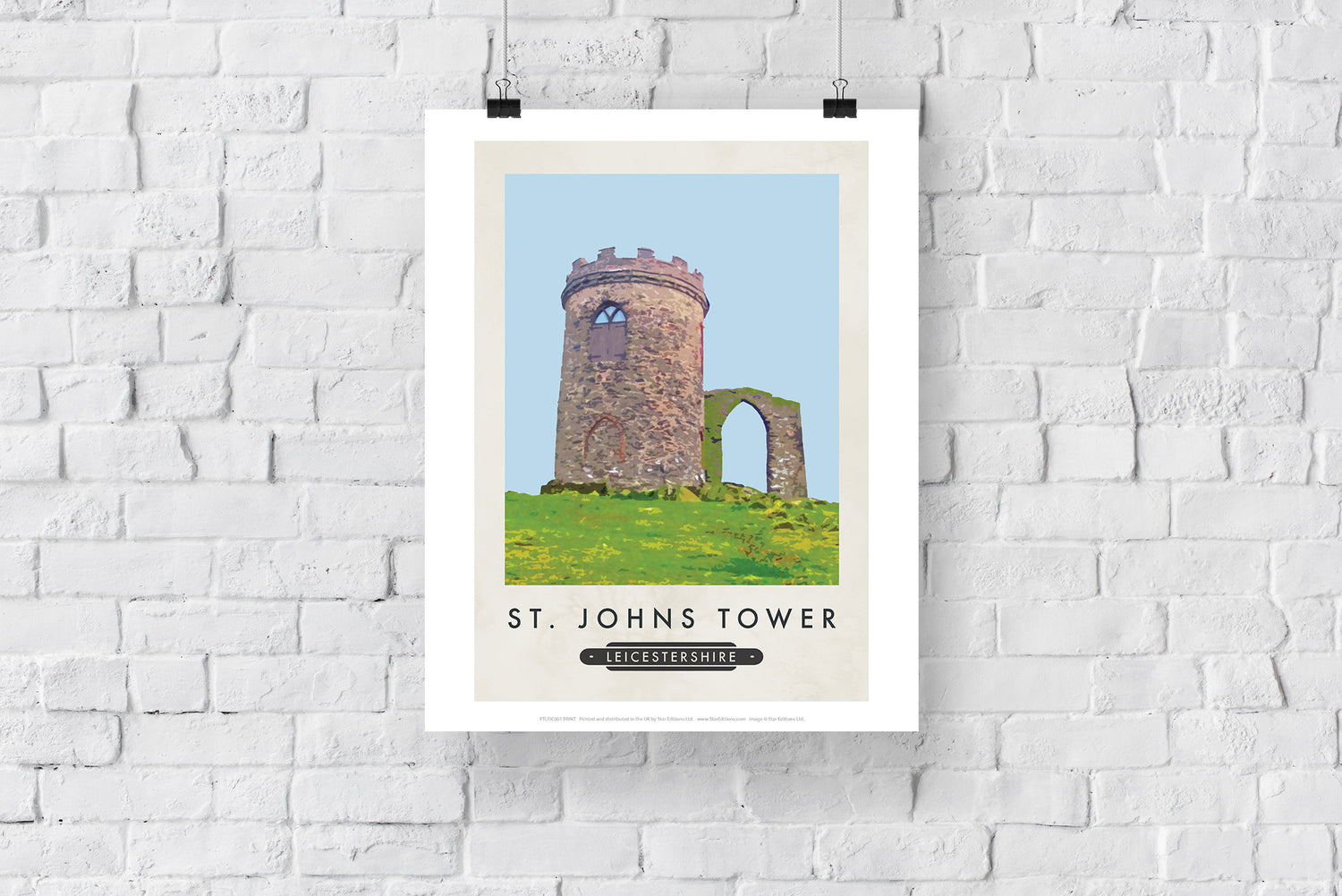St Johns Tower, Leicestershire - Art Print