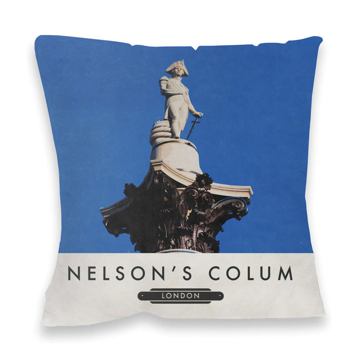 Nelsons Column, London Fibre Filled Cushion