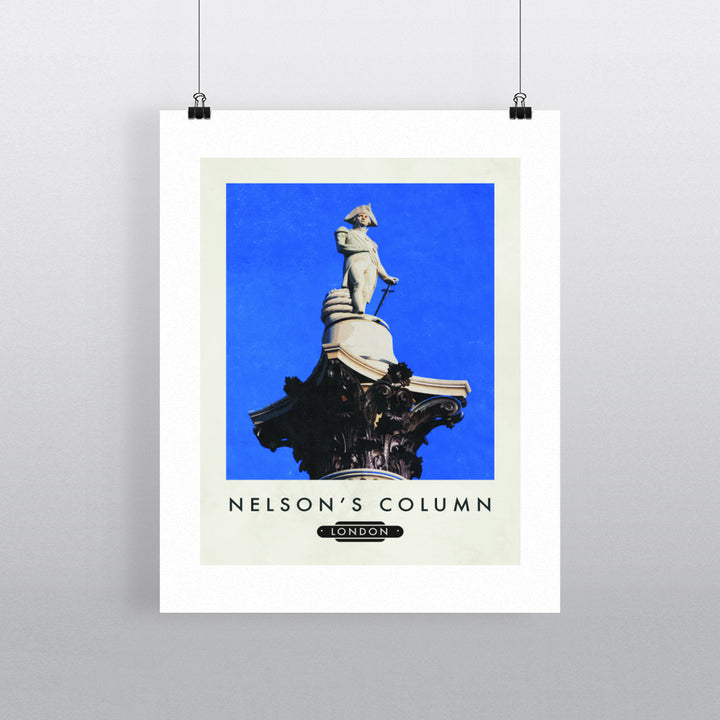 Nelsons Column, London 90x120cm Fine Art Print