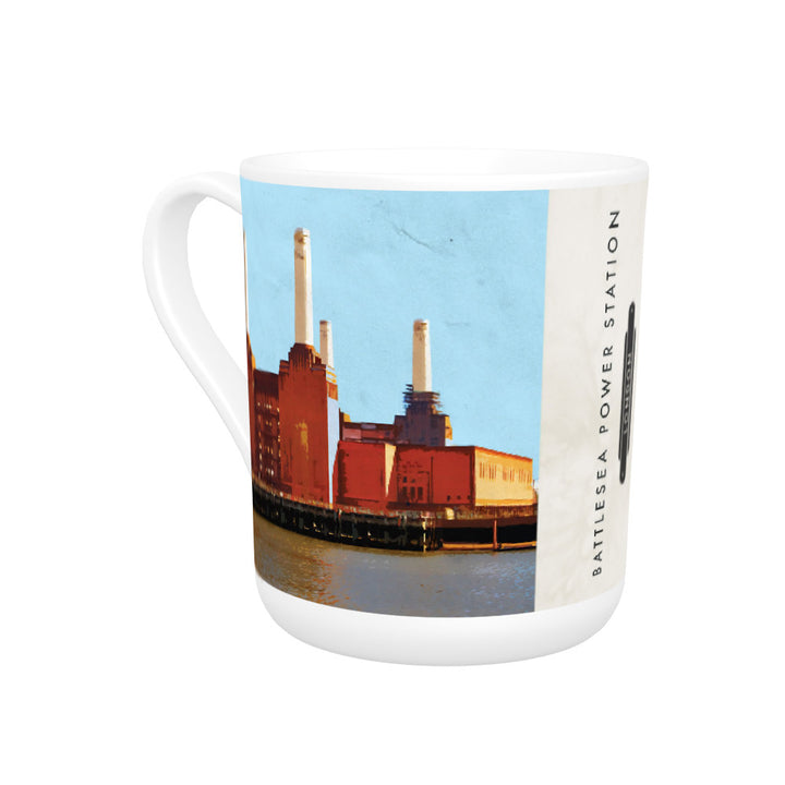 Battersea Power Station, London Bone China Mug