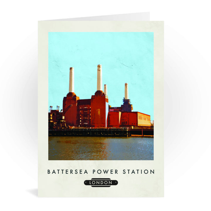 Battersea Power Station, London Greeting Card 7x5