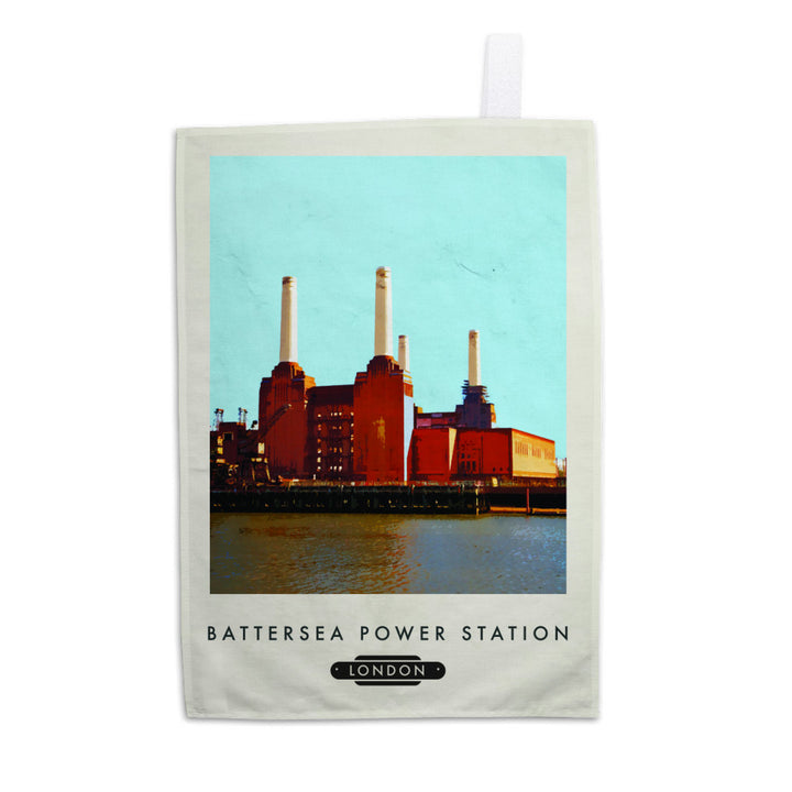 Battersea Power Station, London Tea Towel