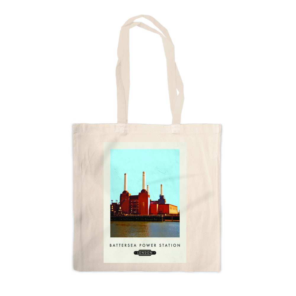 Battersea Power Station, London Canvas Tote Bag