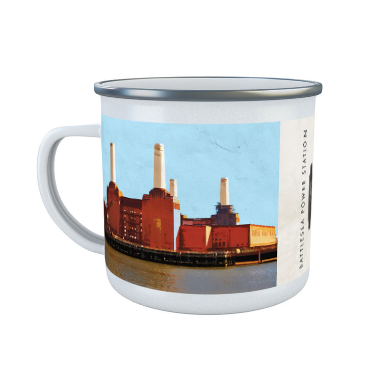 Battersea Power Station, London Enamel Mug