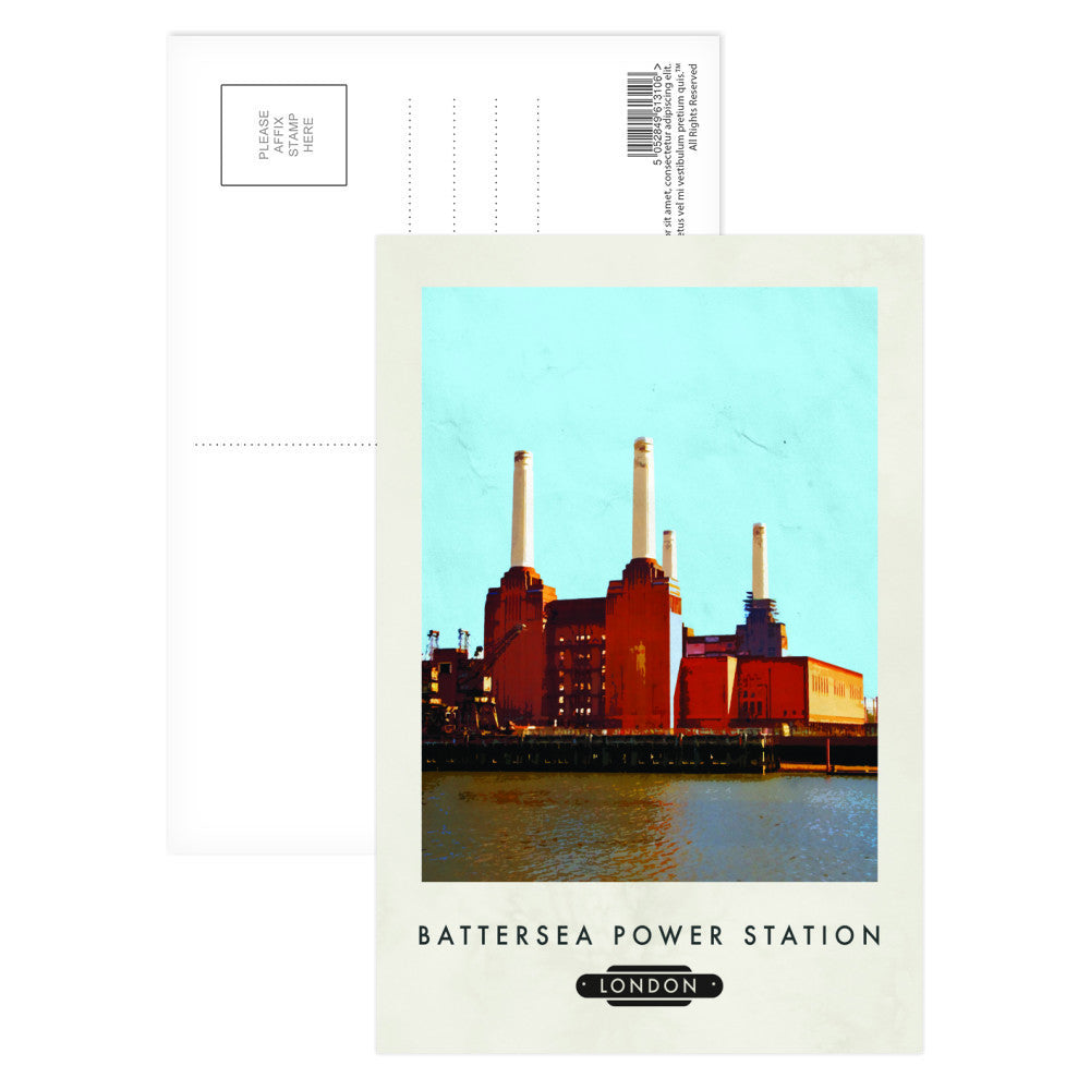 Battersea Power Station, London Postcard Pack