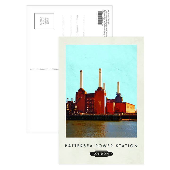Battersea Power Station, London Postcard Pack