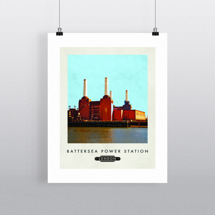 Battersea Power Station, London 90x120cm Fine Art Print