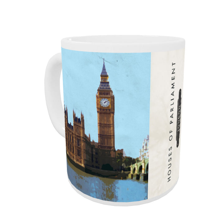 The Houses of Parliament, London Coloured Insert Mug