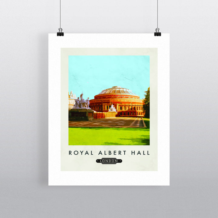 The Royal Albert Hall, London 90x120cm Fine Art Print