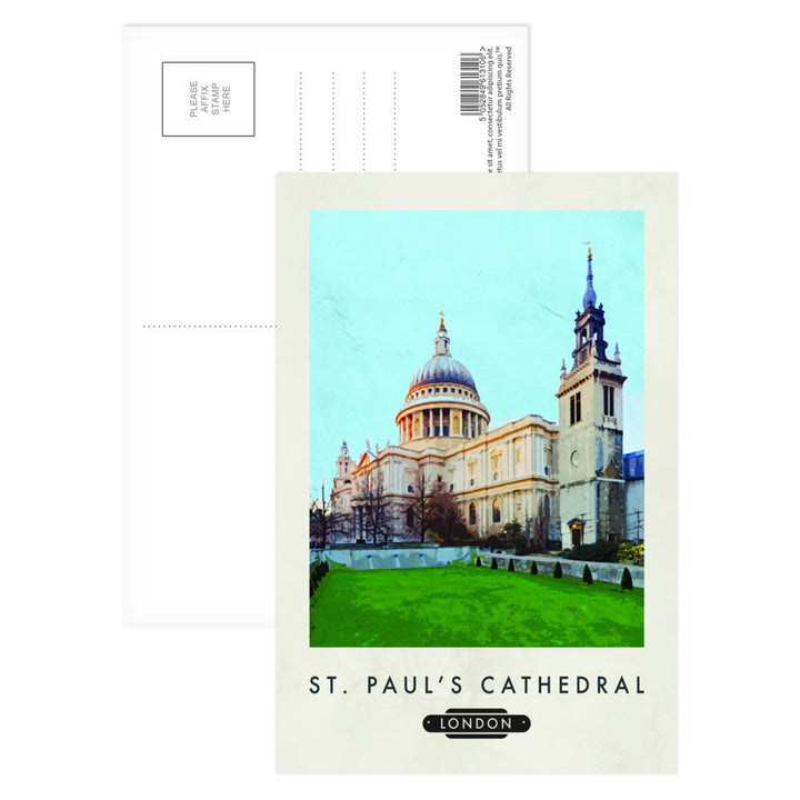 StPauls Cathedral, London Postcard Pack