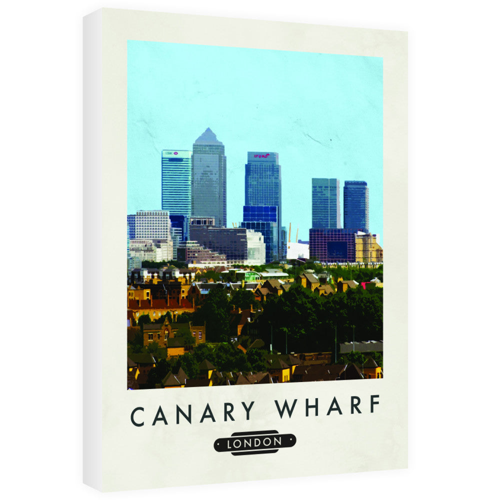 Canary Wharf, London 60cm x 80cm Canvas