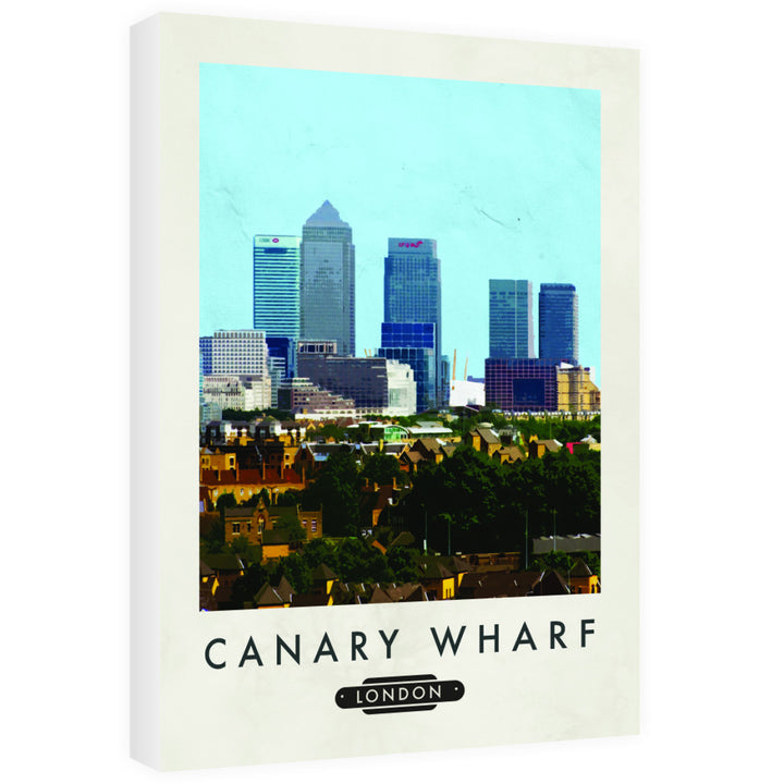 Canary Wharf, London 60cm x 80cm Canvas