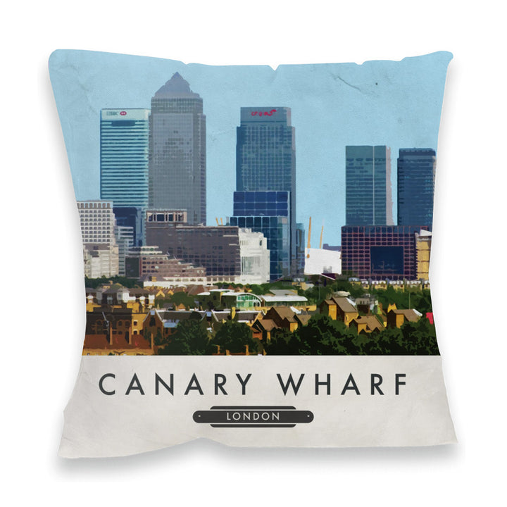 Canary Wharf, London Fibre Filled Cushion