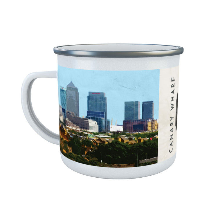Canary Wharf, London Enamel Mug