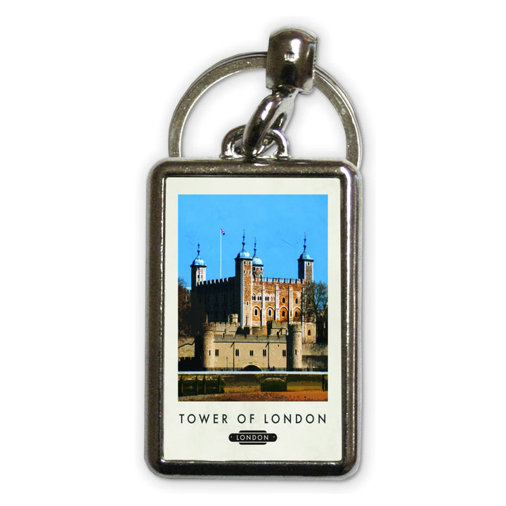 The Tower of London Metal Keyring